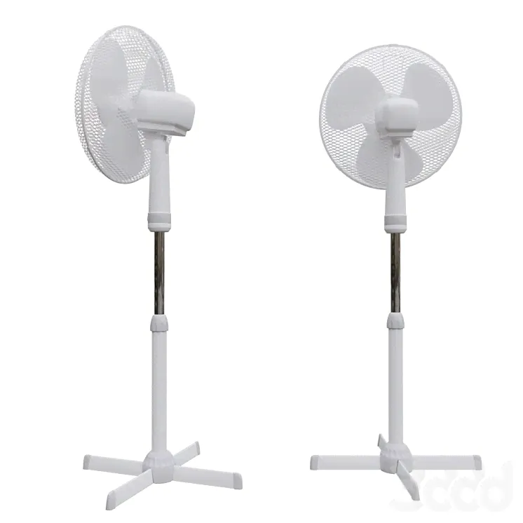 Sencor fan on stand 4047wh - Разное - 3D модель-2