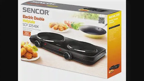 Sencor Scp 2254Bk Electric Double Hotplate - Induction Cooker