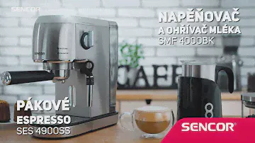 Sencor - Pákové kávovary s parní tryskou již od 1999 Kč